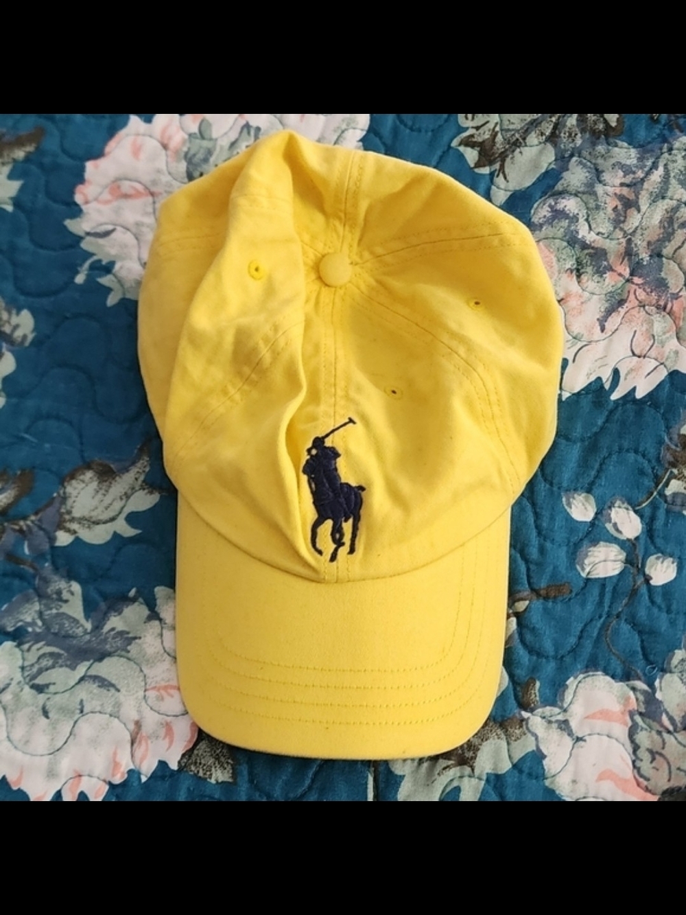 Ralph Lauren Kids Yellow Polo Cap